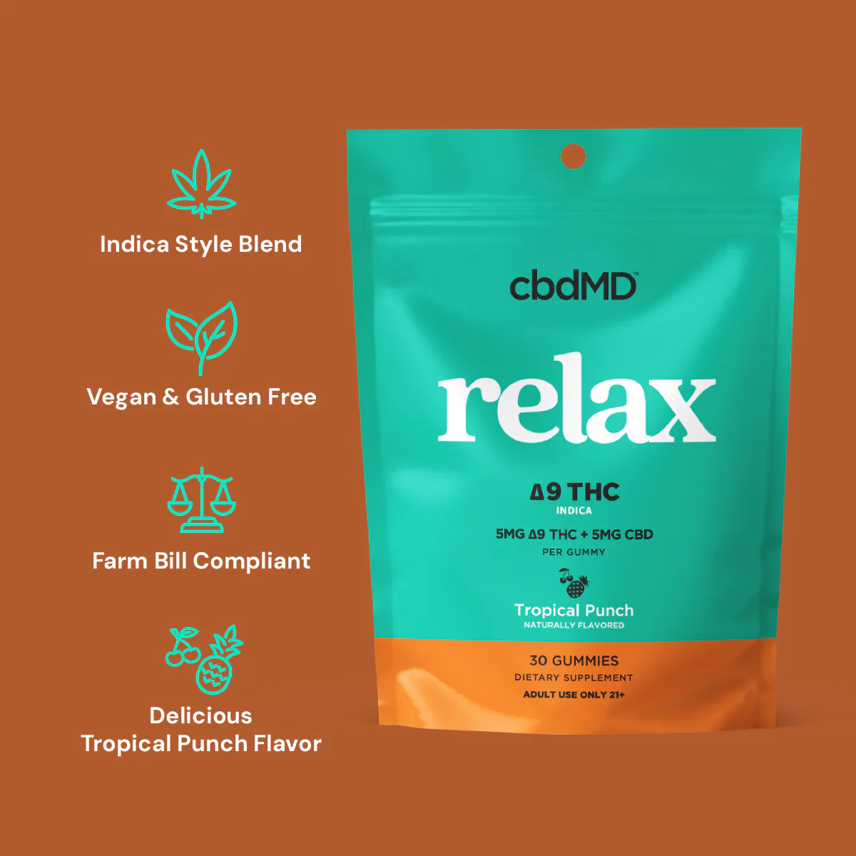Delta 9 THC Relax Gummies
